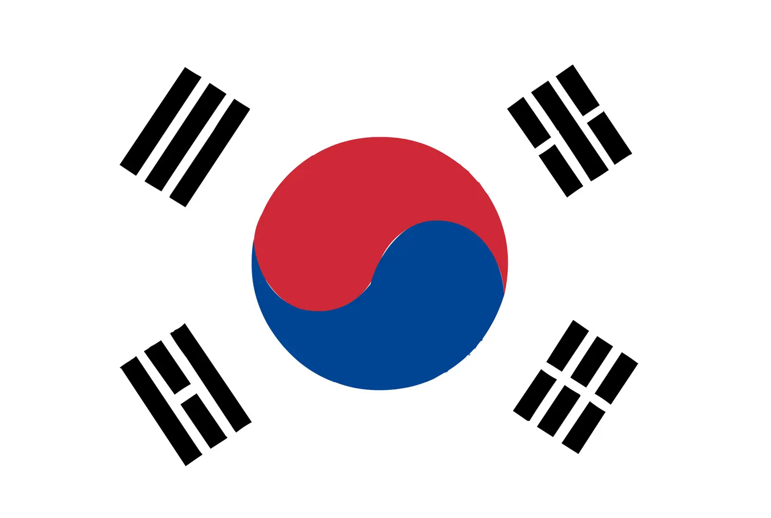 Corée du Sud : drapeau