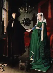 <it>Portrait des époux Arnolfini</it>, J. Van Eyck - crédits :  Bridgeman Images 