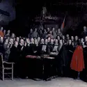 <it>La Ratification du traité de Münster</it>, G. ter Borch - crédits :  Bridgeman Images 