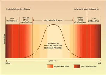 Loi de tolérance biologique - crédits : Encyclopædia Universalis France