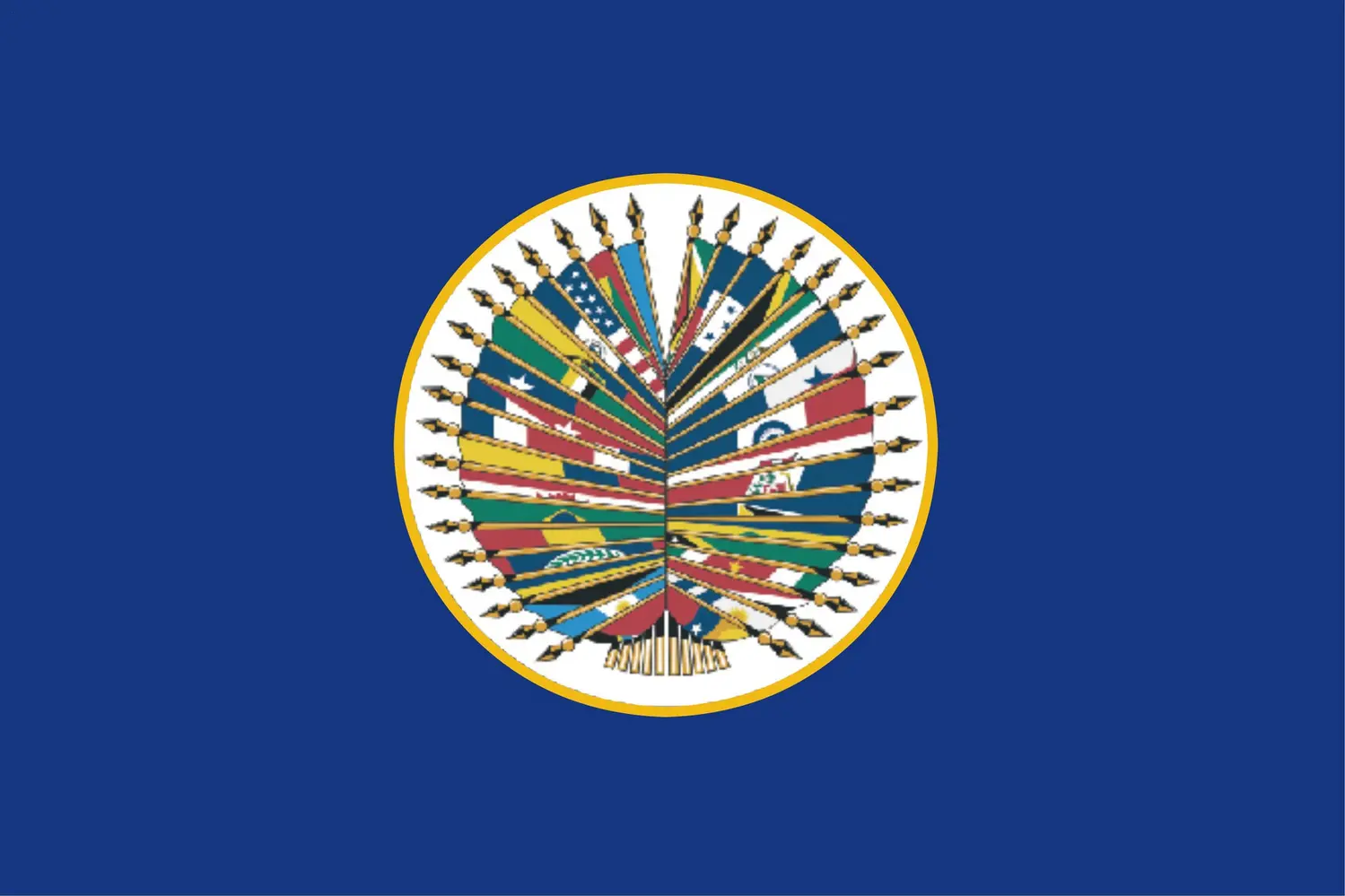 Organisation des États américains : drapeau