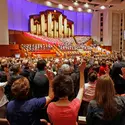 Congrès annuel mormon - crédits : George Frey/ Getty Images