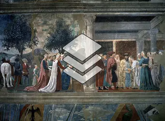 Fresque du cycle de La Légende de la Vraie Croix, P. della Francesca - crédits :  Bridgeman Images 