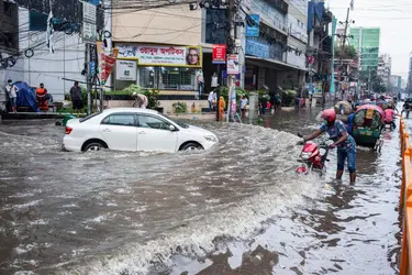 Inondation au Bangladesh - crédits : Nayan Kar/ SOPA Images/ LightRocket/ Getty Images