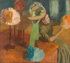 Chez la modiste, E. Degas - crédits : VCG Wilson/ Corbis/ Getty Images