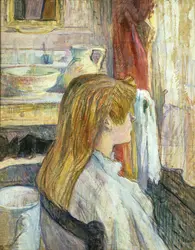<it>Une femme à sa fenêtre</it>, H. de Toulouse-Lautrec - crédits : J. Martin/ AKG-images