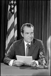 Richard Nixon et la fin des accords de Bretton Woods, 1971 - crédits : Courtesy of the Richard Nixon Library