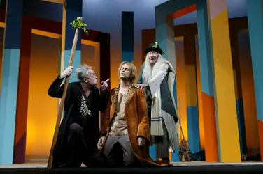<em>Les Bacchantes</em> d'Euripide, mise en scène d’André Wilms - crédits : Raphael Gaillarde/ Gamma-Rapho/ Getty Images