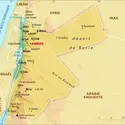 Jordanie : carte physique - crédits : Encyclopædia Universalis France