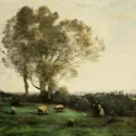 <it>Paysage avec massif d'arbres. Scène pastorale</it>, C. Corot - crédits : Erich Lessing/ AKG-images