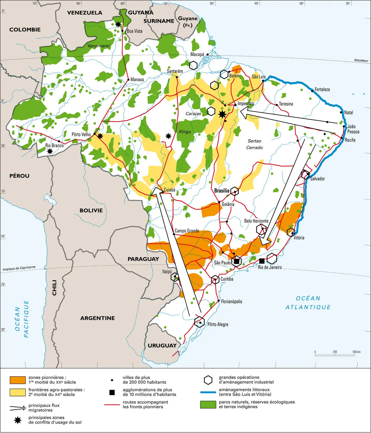 Brésil : dynamiques territoriales