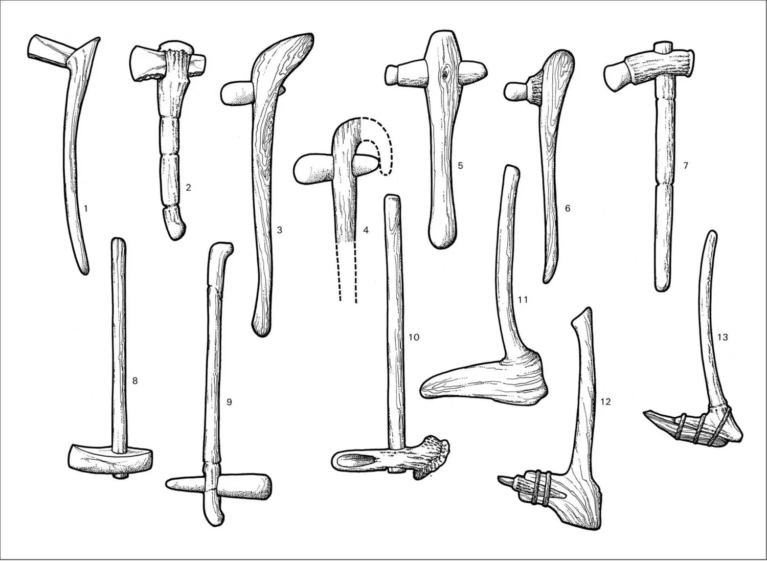 Haches, herminettes et socs de charrue néolithiques