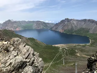 Mont Paektu - crédits : Yevgeny Agoshkov/ TASS/ Getty Images