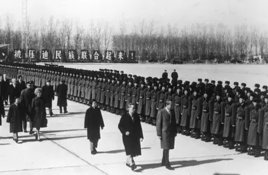 Richard Nixon à Pékin, 1972 - crédits : Keystone/ Getty Images