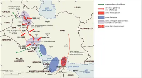 Guerre Irak-Iran, 1980-1988 - crédits : Encyclopædia Universalis France