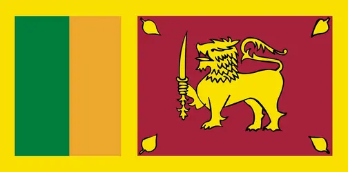 Sri Lanka : drapeau - crédits : Encyclopædia Universalis France