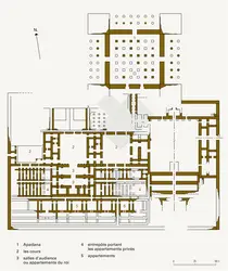 Palais de Darius I<sup>er</sup> à Suse - crédits : Encyclopædia Universalis France