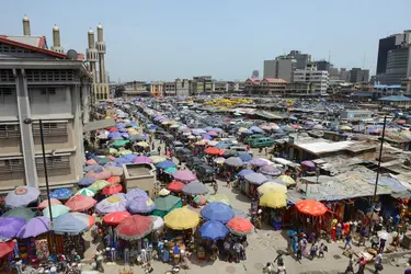 Marché à Lagos - crédits : Frédéric Soltan/ Getty Images