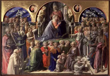 <it>Le Couronnement de la Vierge</it>, F. Lippi - crédits :  Bridgeman Images 