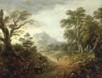 <it>Paysage de forêt</it>, T. Gainsborough - crédits : Sotheby's/ AKG-images