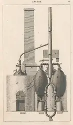Machine à vapeur de Thomas Savery - crédits : D.R.