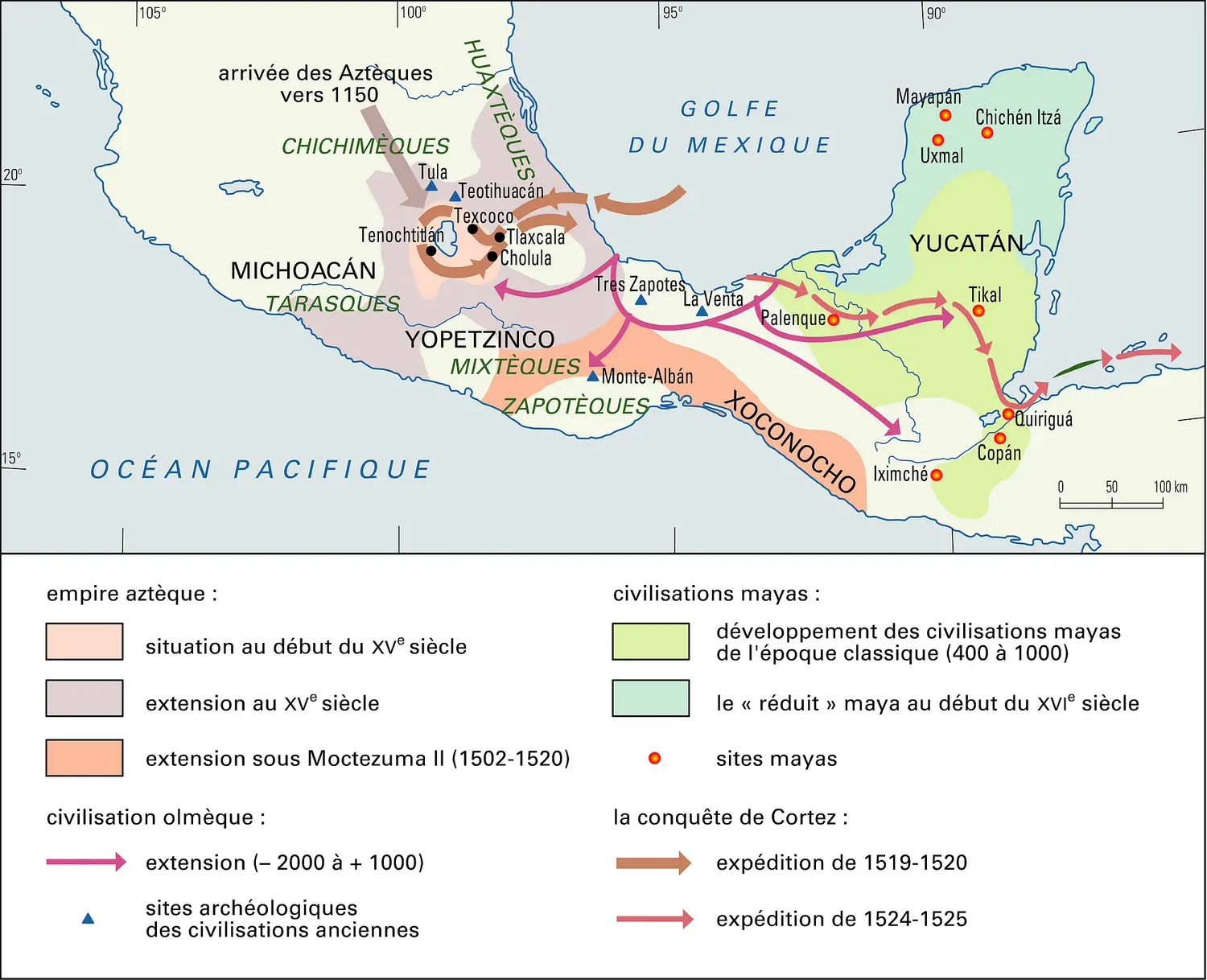 Civilisations précolombiennes, Méso-Amérique