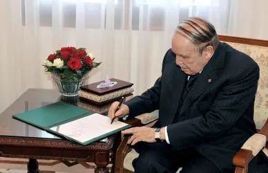 Abdelaziz Bouteflika, 2014
 - crédits : Nacerdine Zebar/ Gamma-Rapho/ Getty Images