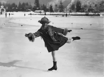 Sonja Henie, 1924 - crédits : Central Press/ Hulton Archive/ Getty Images