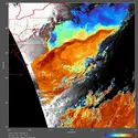 Turbulence océanique - crédits : 1996 by the OCEAN REMOTE SENSING GROUP/ Johns Hopkins University Applied Physics Laboratory