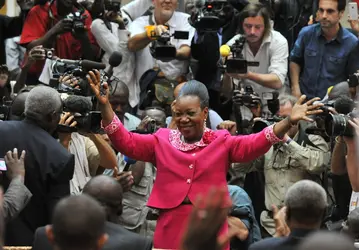 Catherine Samba-Panza, 2014
 - crédits : Issouf Sanogo/ AFP