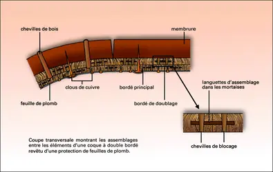 Assemblages des coques antiques (Madrague de Giens) [2] - crédits : Encyclopædia Universalis France
