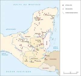 Sites mayas - crédits : Encyclopædia Universalis France