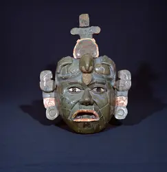 Masque funéraire maya - crédits :  Bridgeman Images 