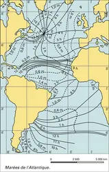 Marées de l'Atlantique - crédits : Encyclopædia Universalis France