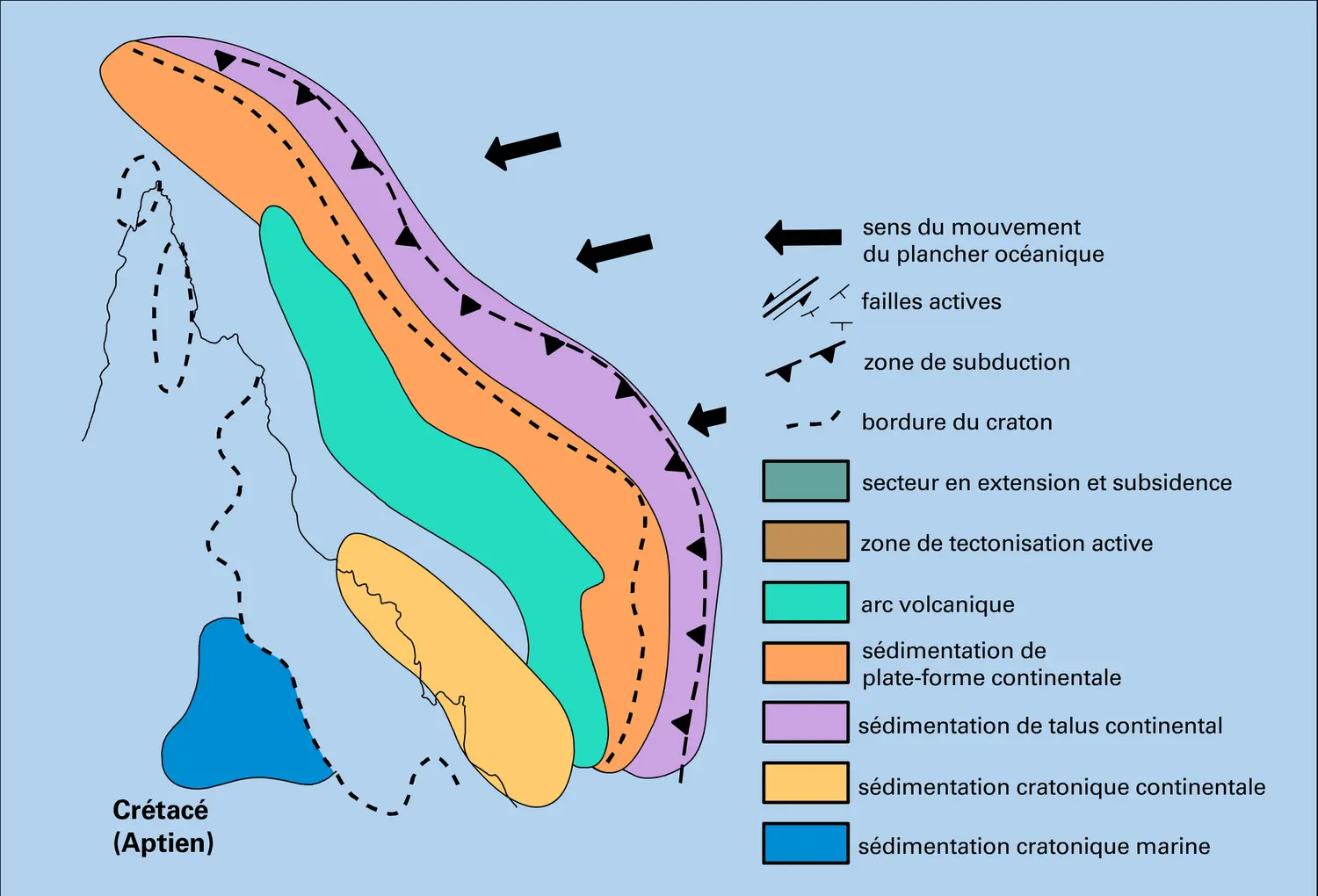 carte du talus continental