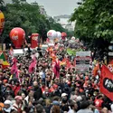 Manifestation contre la « loi travail », 2016 - crédits : Philippe Lopez/ AFP