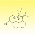 Molécule morphinique - crédits : Encyclopædia Universalis France
