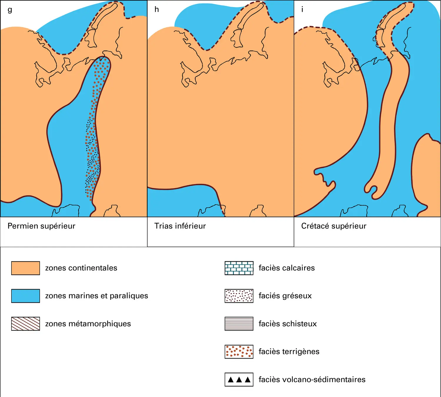 Paléogéographie Vue 3 Média Encyclopædia Universalis 8845