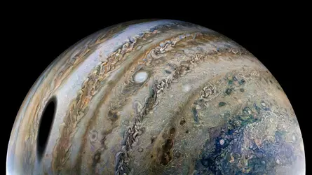 Image de Jupiter - crédits : NASA/ JPL-Caltech/ SwRI/ MSSS ; traitement image: Thomas Thomopoulos © CC BY