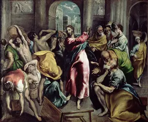 <em>Le Christ chassant les marchands du temple</em>, Greco - crédits : Bridgeman Images 