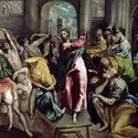 <em>Le Christ chassant les marchands du temple</em>, Greco - crédits : Bridgeman Images 