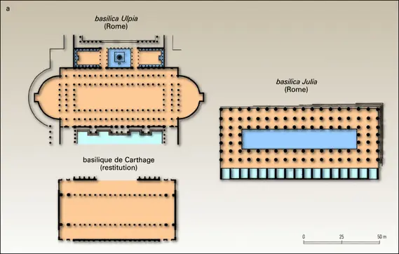 Plan de grandes basiliques de forum (1)