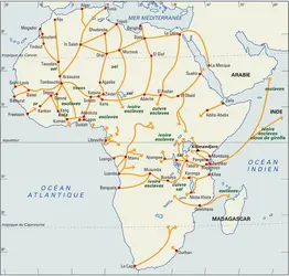 Afrique, XIX<sup>e</sup> siècle, économie - crédits : Encyclopædia Universalis France