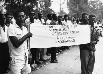 Indépendance du Congo belge, 30 juin 1960 - crédits : Central Press/ Getty Images