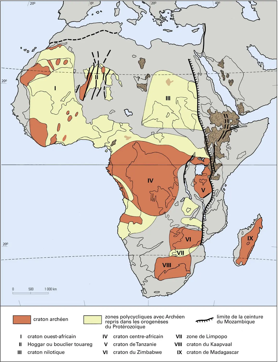 Archéen en Afrique