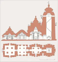 Lingaraja, Bhubanesvar, Inde - crédits : Encyclopædia Universalis France