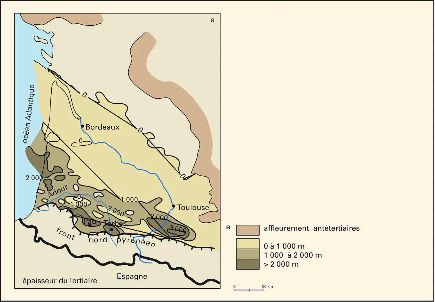 Bassin d'Aquitaine : géologie