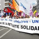 Manifestation contre la réforme des retraites, France, 2008 - crédits : Franck Crusiaux/ Gamma-Rapho/ Getty Images