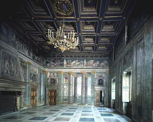 Décor en trompe l'œil, villa Farnésine, Rome - crédits :  Bridgeman Images 