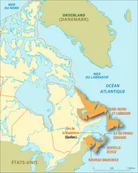 Région atlantique, Canada - crédits : Encyclopædia Universalis France